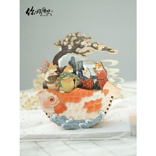 DIY Music Box 3D Scene Building Model Puzzle 520 Valentines Day Girls Gifts