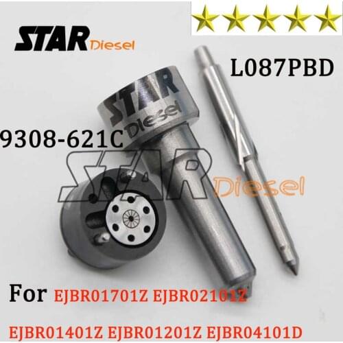STAR DIESEL L087PBD Nozzle 9308-621C Control Valve Diesel L087PRD 7135-644 Fuel Injector Overhaul Kit for EJBR01701Z EJBR04101D