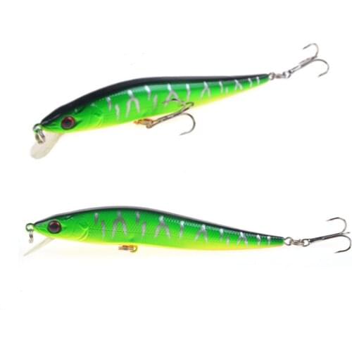 1Pcs 3D Eyes Floating Hard Bait Japanese Style 10g 11.5cm Minnow Fishing Lure Pike Bass Trout Deep Water Wobblers Fishing Tackle