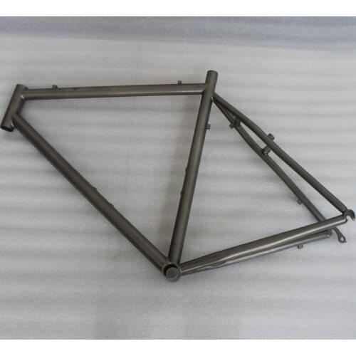 Store titanium CYC bike frame with sand blasting surface, Custom titanium CYC bike frame, cheap XACD titanium bicycle frames