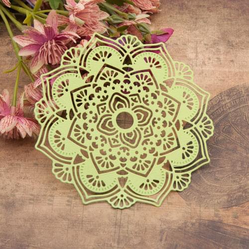 Metal cutting dies cut die Religious lotus moldbanner Scrapbook paper craft knife mould blade punch stencils dies