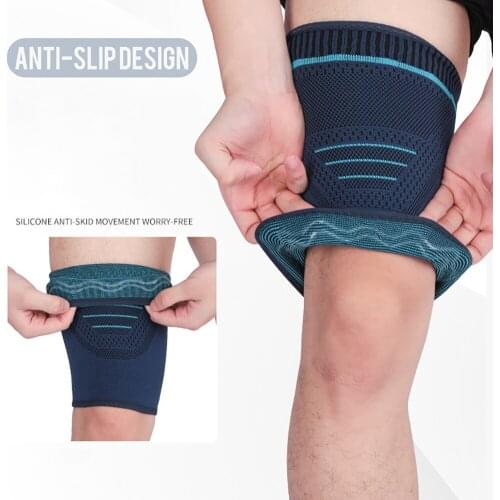 1pcs Thigh Compressed Sleeves Hamstring Support Upper Leg Sleeves Thigh Sleeves For Running Sports Warmers Support Protector