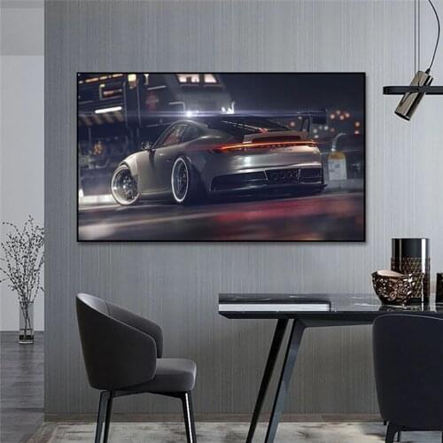 High Definition Printing 911RS Canvas Poster Racing Car Painting Nordic Home Wall Art Picture For Living Room The Bedroom Decora