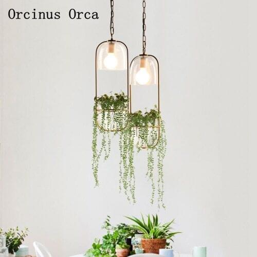 Modern Simple Sky Garden Chandelier Living Room Restaurant Bar Taipei Creative LED Flower and Plant Chandelier