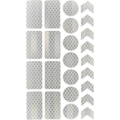 Visibility Reflective Stickers Reflective Tape Stickers for Vehicle Motorcycle Bicycle，Reflective Stickers for MTB Bike