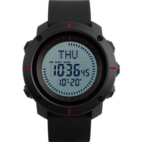 Time Secret mens waterproof luminous digital wristwatches fashion trend student outdoor sports compass multi-function watch
