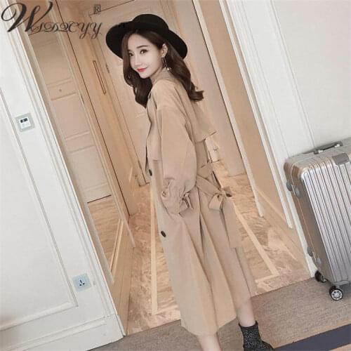 WSDQCYY Women's Classic Trench Coats