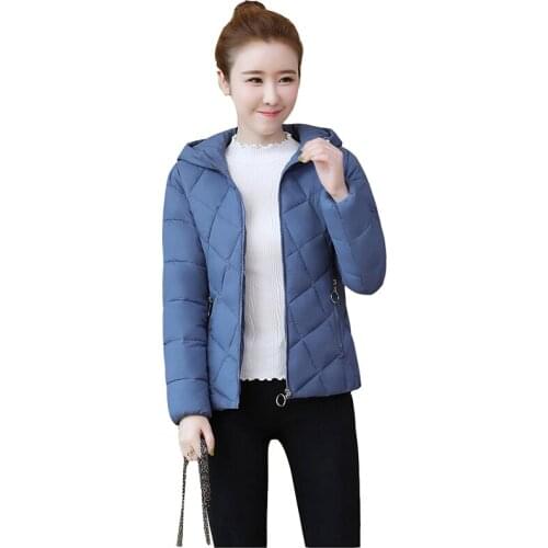 Cotton clothes women short 2020 new winter coat fashion short cotton jackets large size 3XL slim slimming hooded down jacket