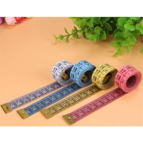 1 Piece Random Color Plastic Soft Sewing Ruler 150 cm Measurement Ruler Body Tailor Tape Centimeter Measuring Sewing Accessories