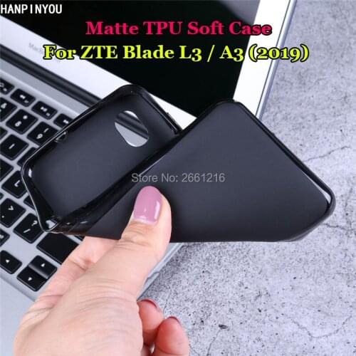 Phone Case For ZTE Blade A3 (2019) / L8 5.0" Slim Soft TPU Rubber Case Gel Comfortable Matte Protection Shell Silicone Cover