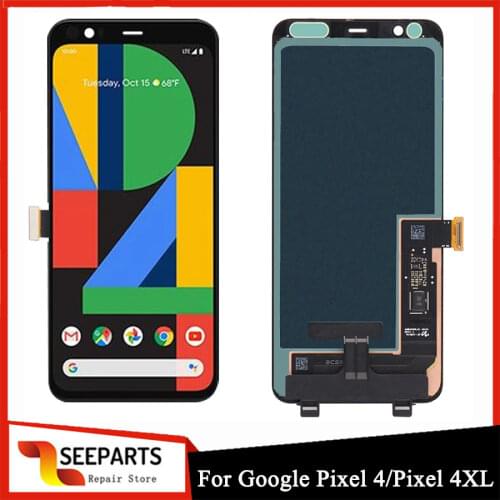 For 5.7" Google Pixel 4 LCD Display Touch Screen Digitizer Assembly For Google Pixel 4 XL LCD Pixel4 Pixel 4 XL LCD Replacement