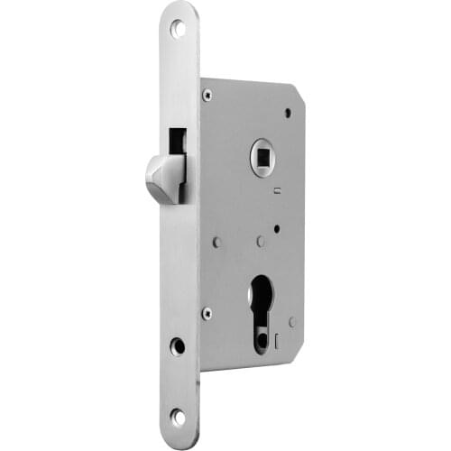 Door Padlock Silver Lock Cylinder Brass Anti-Yheft Security Without Key