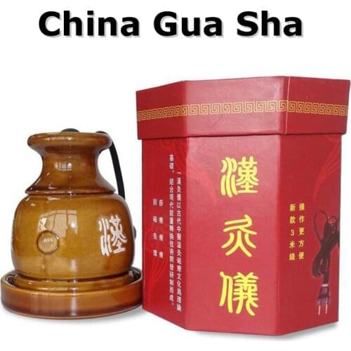 Electric Infrared China Gua Sha Machine - Moxa Device Hot Stone Scraping Massage For Body Detox Reducing Fever, Tension, Pain