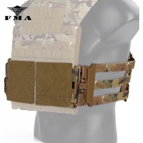 FMA Tactical 3-Band Skeletal Cummerbund Bellyban MOLLE Quick Release System Set Fit for Vest JPC / 419 / 420