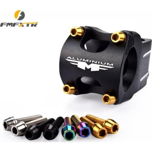 FMFXTR 2pcs titanium alloy handlebar bolts and washers M5x20mm for bicycle feet and handlebars, available in a variety of colors