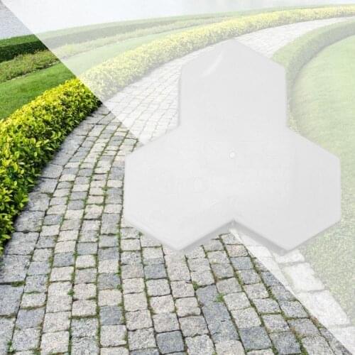 DIY Square Courtyard Pavement Tile Mold Path Paving Brick Garden Concrete Mould Scope of Application Path Picnic Area