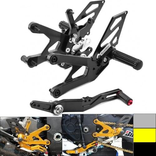 Racing Rider Rear Set Rearset Foot Peg Rest Footpeg Brake Shift Lever Pedal For YAMAHA YZF R1 R1M R1S 15-18 2015 2016 2017 2018