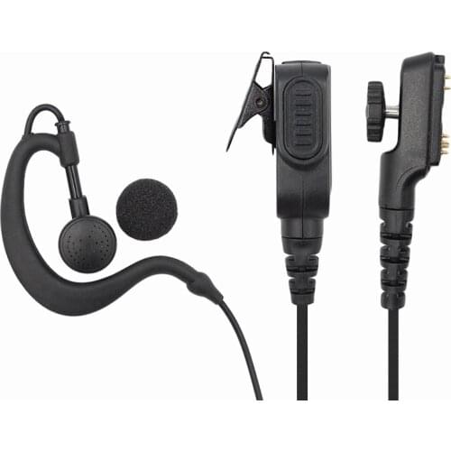 Hyt pd780 pd780g pd785 pd785g 2 way radio headset hytera pt580h earpiece accessory 6 pins headphone walkie talkie ptt earphone
