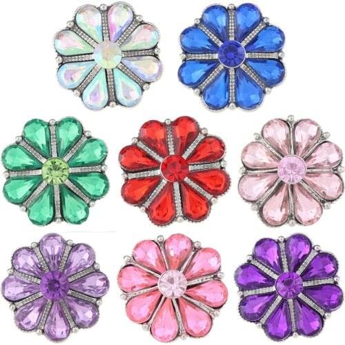 JaynaLee 18-20mm Metal Ginger Snap Button Fit Ginger Snaps Bracelets Jewelry for women men gifts GJS5454