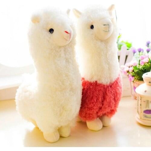 25cm Cartoon Cute Alpaca Plush Doll Toy Fabric Sheep Soft Stuffed Animal Plush Llama Yamma Birthday Gift for Baby Kid Children