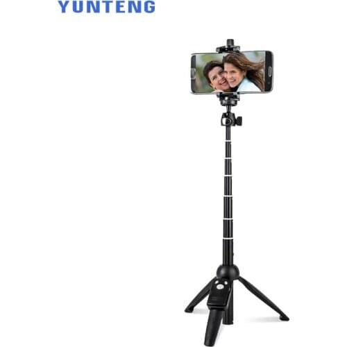 Yunteng Mini Tripod Kombination aus Bluetooth Kamera Stativ und Selfie Stick