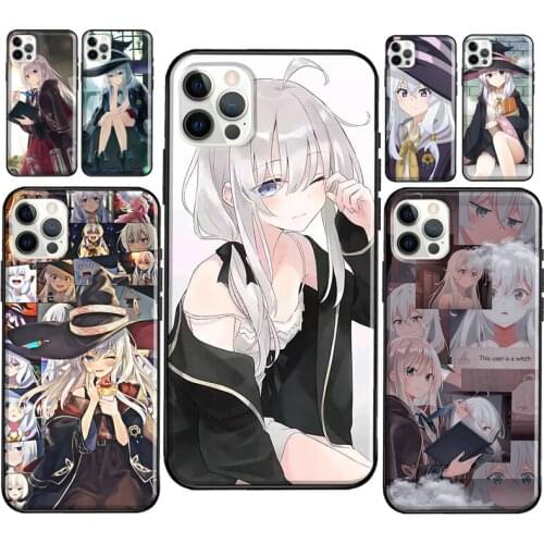 Elaina Majo No Tabitabi Anime Soft TPU Case For iPhone XR X XS MAX SE 2020 6S 8 7 Plus 12 Mini 11 Pro Max Cover Shell