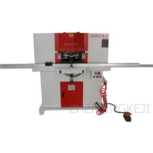Desktop Cutting Machine Aluminum Alloy Home Multifunctional Digital Display Double Head Saw High Precision Woodworking Machinery