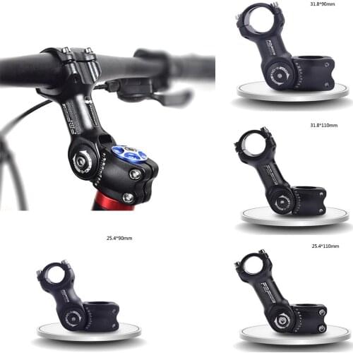 Upgraded Bicycle Stem Riser Adjustable 25.4x90/110cm&31.8x90/110cm MTB Stem Road Bike Stem Aluminum Bicycle Cycling Accessories