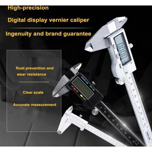 Deli Caliper Stainless caliper High accuracy Calipers 0-150mm 200mm 300mm Calipers