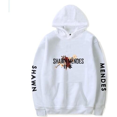 Shawn Mendes Print Hoodies Men Women Casual Hoodies Men Hooded Top Harajuku Popular Autumn Sweatshirt Streetwear Fashion Hoodie