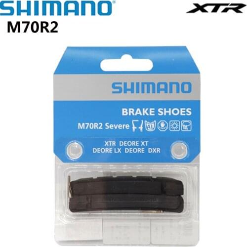 Shimano XTR M70R2 Brake shoes Pads For Mountain Bicycle V Brake M970 M960 M950 M770 M760 M750 M737 M600 M580 M530 M510 T4000