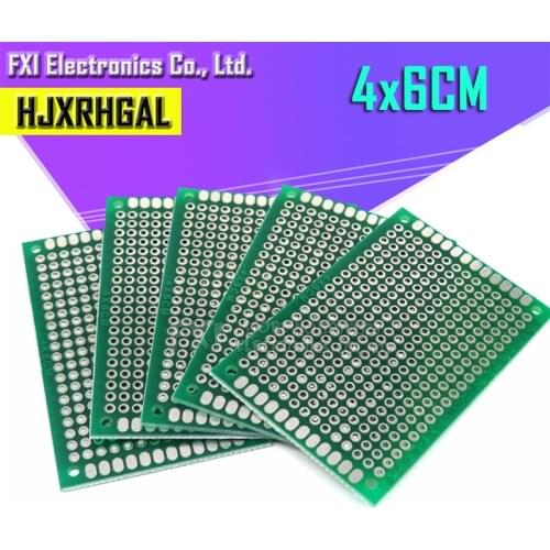 100pcs 4x6cm 4*6 Double Side Prototype 4x6 PCB diy Universal Printed Circuit Board igmopnrq