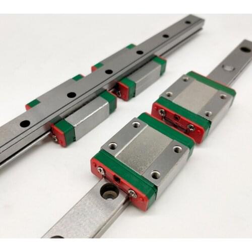 1PC Linear rail guide Mini MGN7 MGN9 MGN12 MGN15 Linear Block MR7 MR9 MR12 MR15 +1PC MGN H or MGN C Carriage 3d printer cnc part