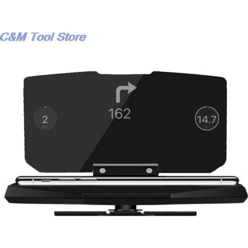 1pc Hot Car Bracket HUD Head Up Navigation Display Phone Smartphone Holder Mount GPS Projector Reflection Board Panel