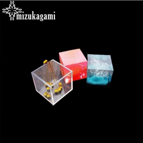 1PCS UV Resin Jewelry Liquid Silicone Mold Big Cube Shape Mold Resin Molds For DIY Resin Jewelry Making Finding Accessories