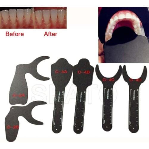 1 Pcs Dental Orthodontic Photographic Black Background Photo Image Contrast Board Oral Cheek Black Plate Contrasters Autoclavabl