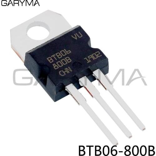 10pcs BTB06-800B BTB06 Thyristor TRIAC TO-220