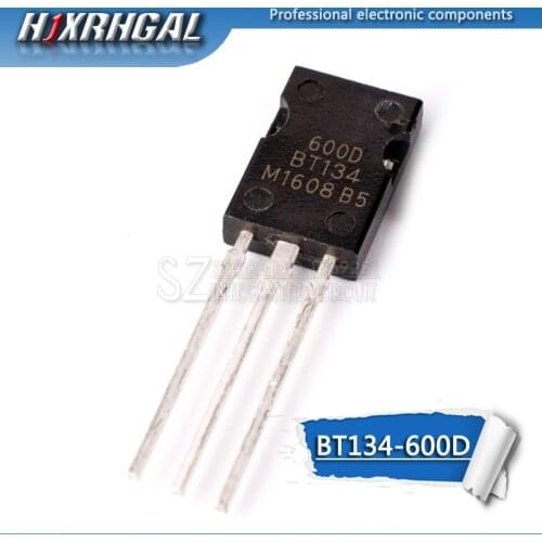 10pcs BT134-600D TO-126 BT134-600 TO126 BT134 BT134600