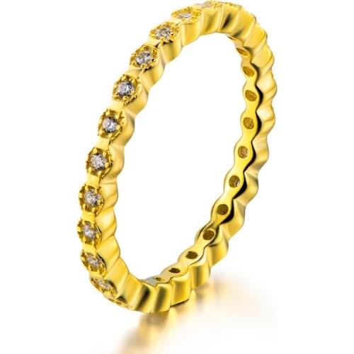 AOBOCO Women's Gold Rings
