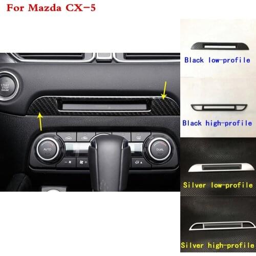 Car Middle Console Temperature air-condition Volume navigation switch outlet vent hoods For Mazda CX-5 CX5 2nd Gen 2017 2018