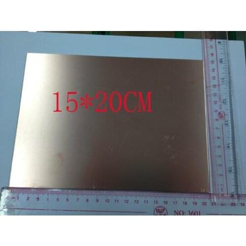 Free shipping 15*20CM 1.6T double-sided glass fiber cladding board universal breadboard test board test board