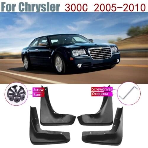 Fender Mud Guard Splash Front Rear Flaps Mudguards Accessories Car Mudflap For Chrysler 300C 300 C 2010~2005 2009 2008 2007 200