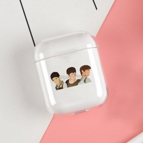 The Maze Runner Minho Thomas Newt Cases For Apple AirPods 1 2 Case Clear Wireless Bluetooth Earphone Case Protective Shell