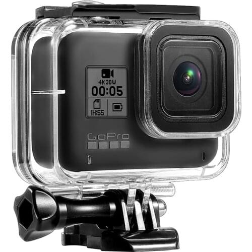 Diving Buoyancy Rod Waterproof Case Shell Housing Protective Cover for Gopro Hero 8 Sports Action Camera Swimming Surfing