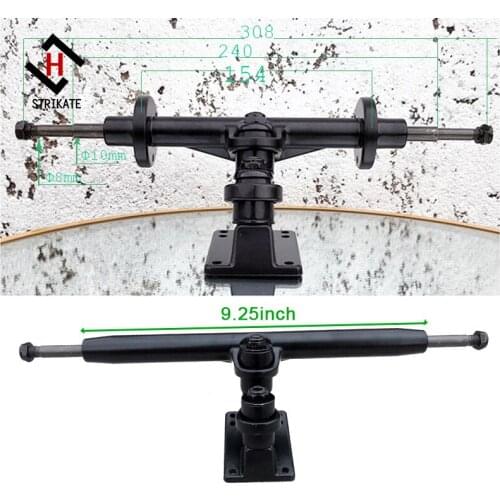 DIY Two drive Skateboard Bridge 9.25inch E-skateboard Truck 2 ply bushing Flange Truck Gravity Casting of Aluminium alloy truck