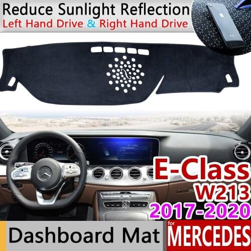 For Mercedes Benz E-Class W213 Anti-Slip Mat Dashboard Cover Pad Sunshade Dashmat Accessories E-Klasse E200 E250 E300 E220d AMG