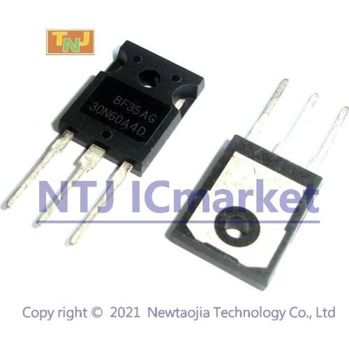 2 PCS HGTG30N60A4D TO-247 HGT G30N60A4 600V, SMPS Series N-Channel IGBT