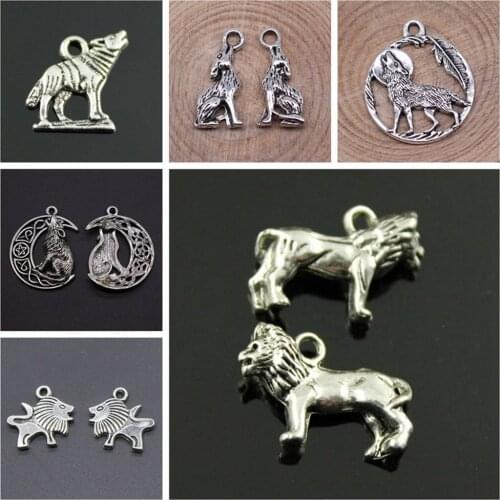 Malzahar Lion Charms diy jewelry bracelet charms for jewelry making kit accessories
