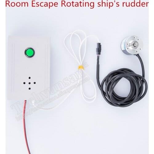 Multi circle rudder Clockwise Anti-clockwise Rotary flowerpot Rotating mechanism Takagism adventure game real life escape room