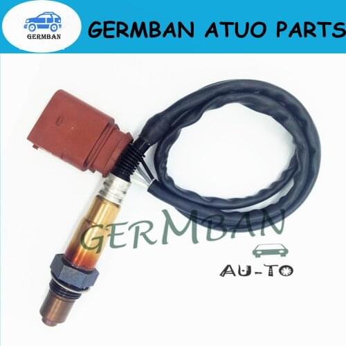 Newly AUDI Lambdasonde Lambda oxygen sensor O2 sensor for A8 4H 4.2 FSI 371PS vor Katalysator 5-8 braun Part number 079906262R